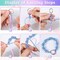 Lanyard String, Boondoggle String Kit with 20 Rolls Plastic Lacing Cord and 50Pcs Keychain lanyard Accessories, Gimp String Lanyard Weaving Kit for Keychain Crafts, Bracelet and Lanyards